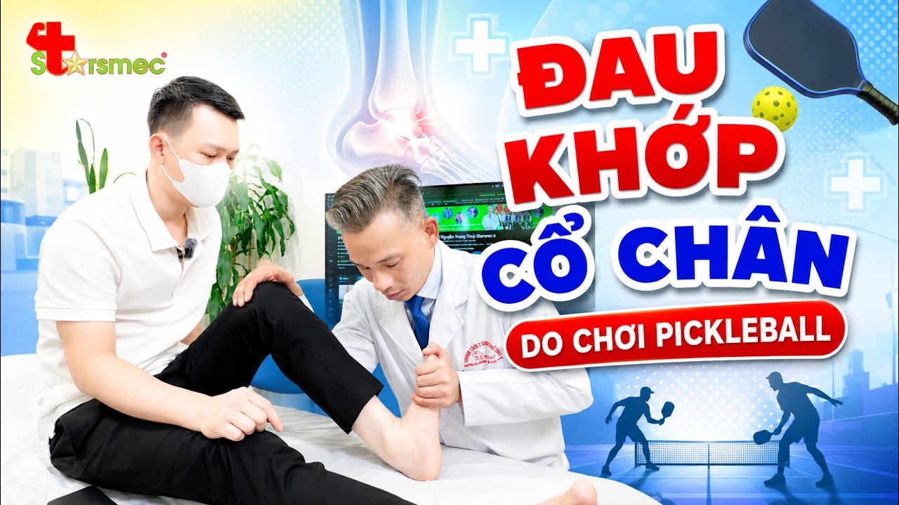 Đau cổ chân khi chơi Pickleball: Đừng chủ quan với những cơn đau sau mỗi trận đấu
