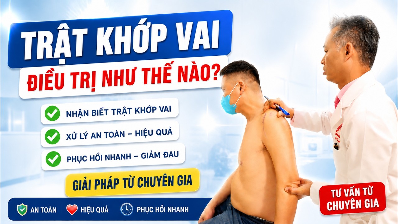Trật khớp vai tái diễn: Sai lầm khiến đau mãi – Bác sĩ chỉ cách phục hồi đúng