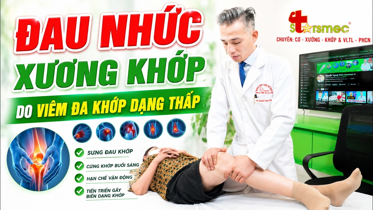 Viêm đa khớp: Đừng chủ quan với những cơn đau khớp kéo dài