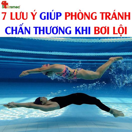 7 lưu ý quan trọng giúp phòng tránh chấn thương khi bơi lội