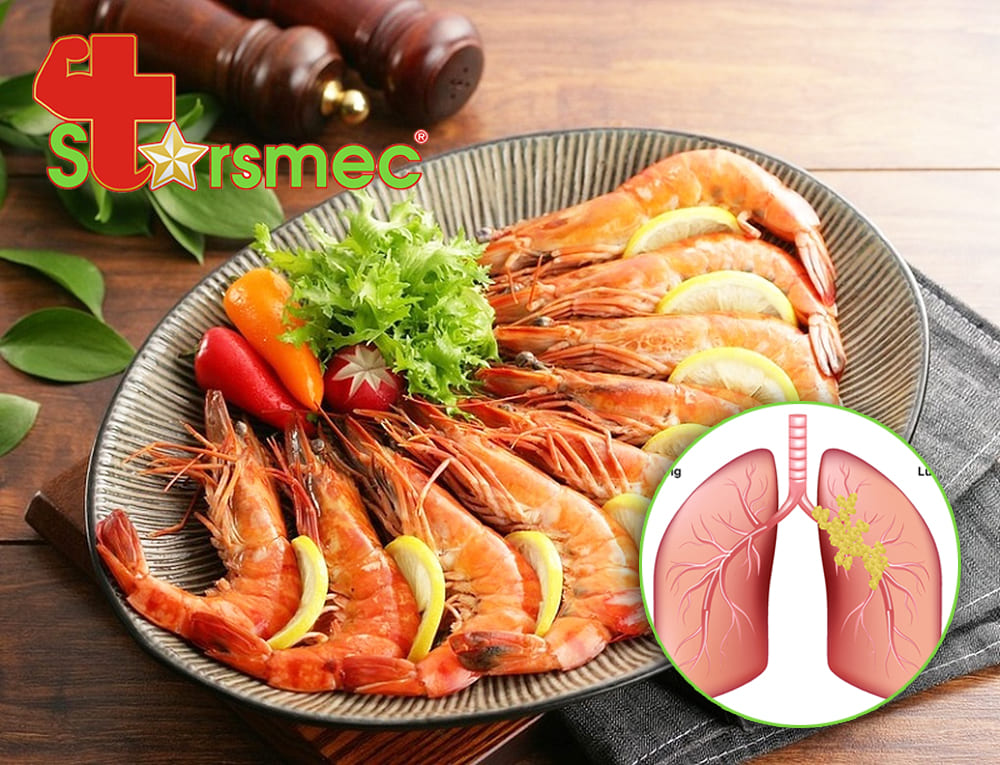  Người bị UNG THƯ PHỔI có ăn được TÔM không? Ăn như thế nào?