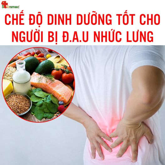 Chế độ dinh dưỡng nào tốt nhất cho người bị đau lưng?